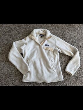 Patagonia Ivory Snap-T Pullover Fleece